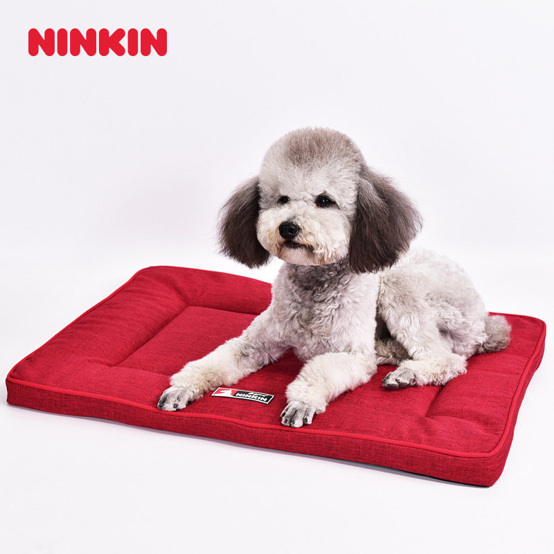 Pet Mat Dog Bed Kitty Cotton Cushion All Season Thickened bite Cat Cage Terrace Mat Cat Mat Sleeping with sleeping mat