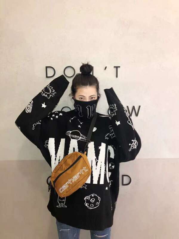Spot Carhartt Crossbody Wip Couple Shoulder Canvas Sports Trendy Brand Small Bag Street Messenger Bag