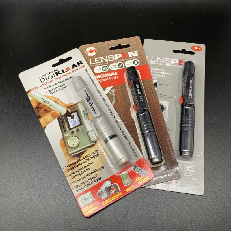 Lens pen professional single eye lens camera cleaning LP-1 lens rubbing pen with hairbrush large round head triangular head