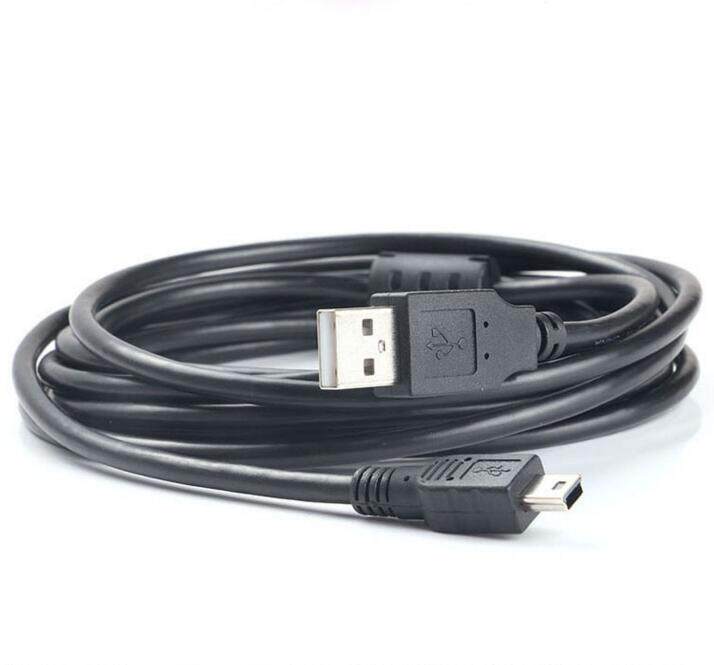 High speed MINI mini USB data line 5P trapezoidal T mouth V3 data line Android 1 5 m with magnetic ring shield