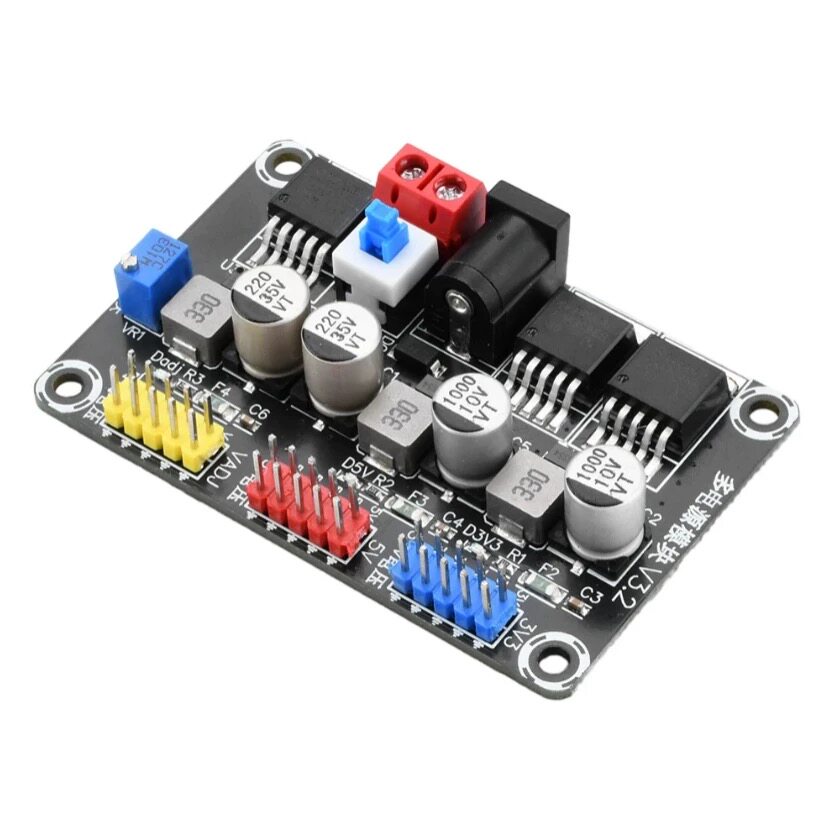 DC7-25 转DC3.3V/5V LM2596可调降压模块稳压电源模块智能车实验
