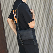 Korea ins single shoulder diagramidal satchel mens day department Chaudeo Street shooting tooling small difference bag mini double shoulder small backpack