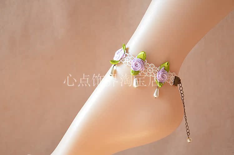Bracelet de cheville Femme en Dentelle - Ref 3101787 Image 94