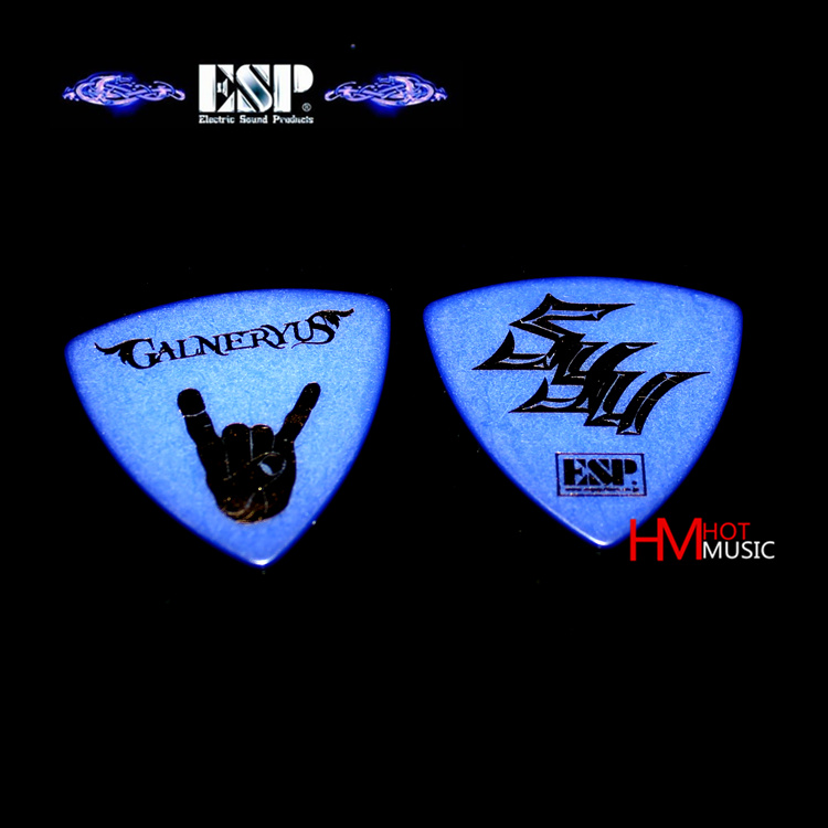 Nissan ESP Pick - GALNERYUS SYU Foil Gold Triangle Picks Limited Edition Picks