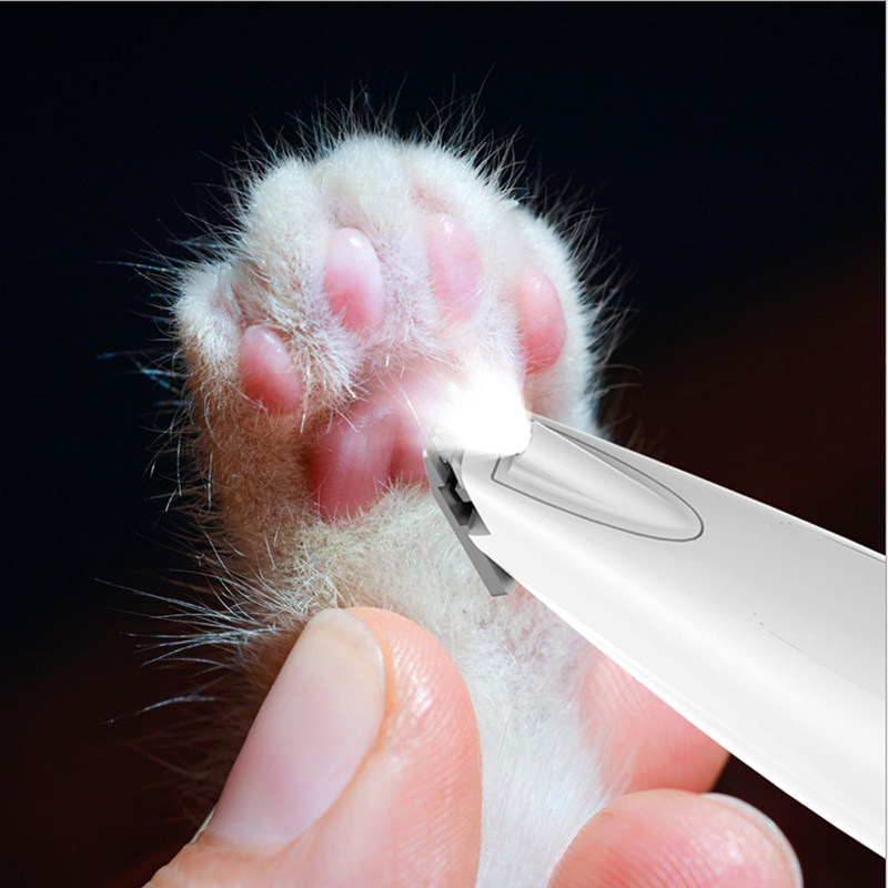 LED pet dog foot shaver foot pedicure silent cat supplies electric clipper Teddy shaving artifact