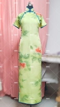 (Towed Carp) Pyeongcut qipao to be expected to customize the work fee tail section Link Gufa qipao 2024