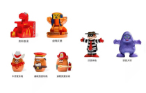 2019 McDonalds 40th anniversary souvenir 17 classic old toy hamburger stolen milkshake Four small Fu Melo chicken