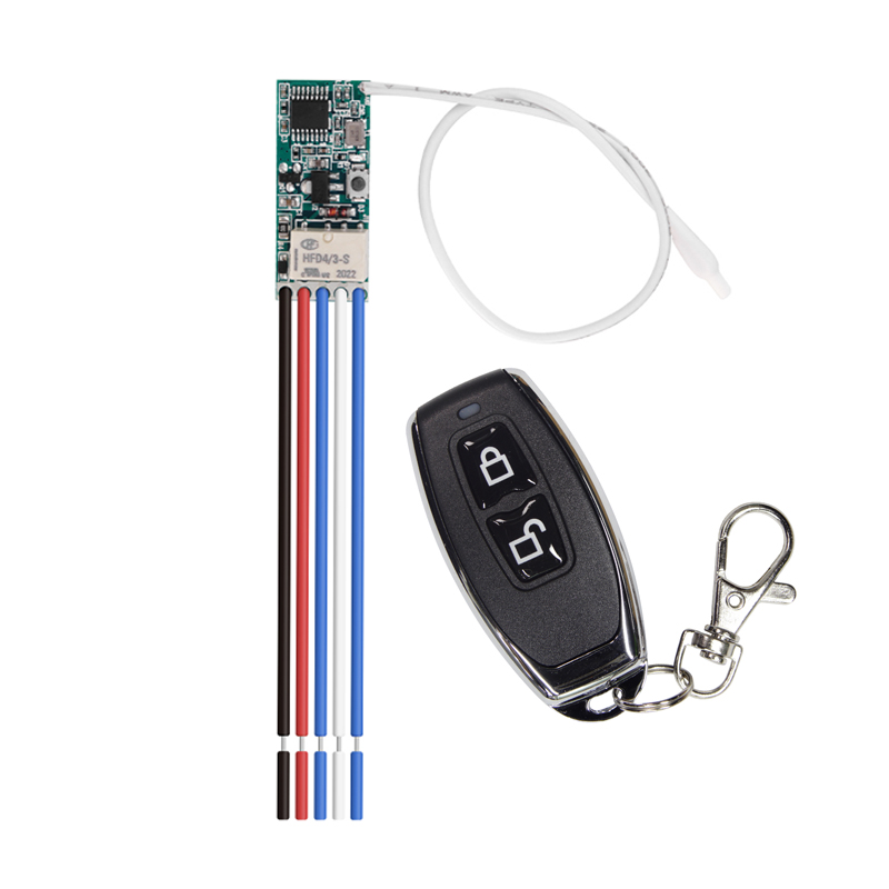 3V5V battery micro wireless remote control switch smart access control fingerprint lock electronic lock passive relay on-off module