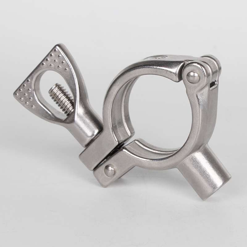 Sanitary grade buckle pipe bracket stainless steel 304 hoop pipe clamp fixed water pipe clamp iso steel pipe round pipe clamp