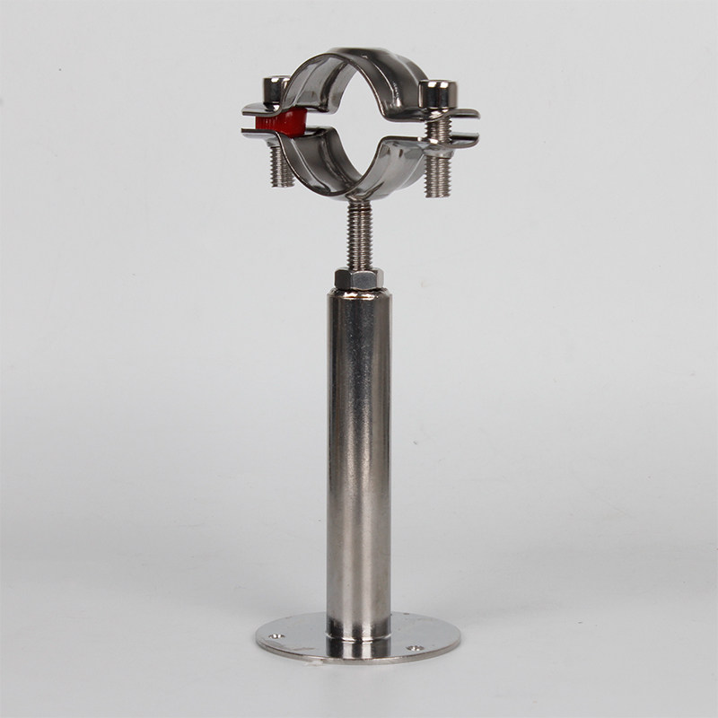 304 stainless steel buckle pipe bracket adjustment of fixed steel pipe hoop pipe clamp pipe clamp water pipe clamp dog rack