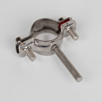304 stainless steel hoop buckle pipe bracket screw rod fixing clamp pipe pipe clamp water pipe bracket PVC pipe clamp