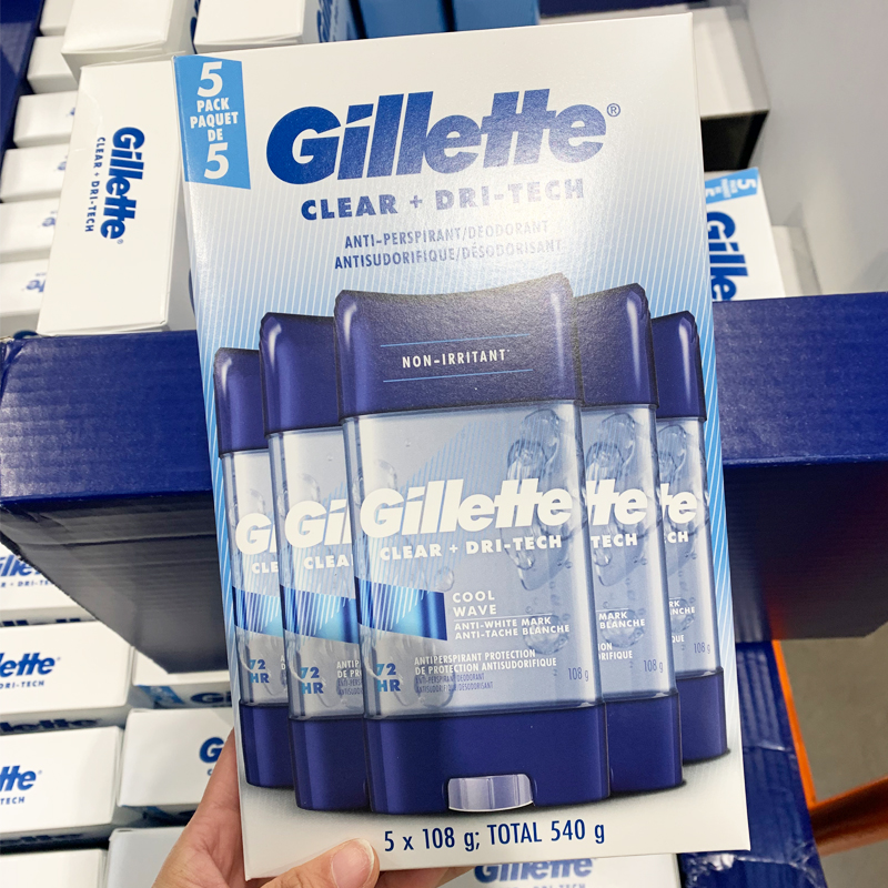 Spot Canadian Gillette Gillette men's deodorant deodorant gel 48 hours long-lasting deodorant 108g - Taobao