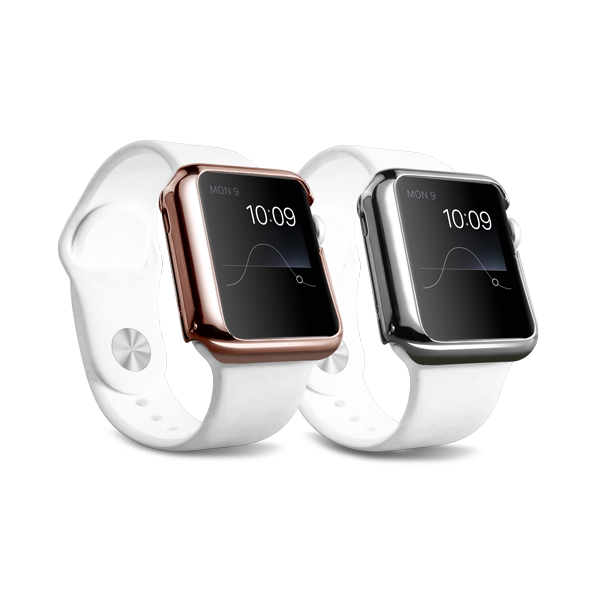 Big head brand OZAKI watch watch protective shell Apple generation 38mm electroplating two-in-one protective cover