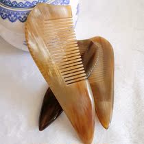  Mongolian handicraft horn comb Natural horn comb Anti-static anti-hair loss unisex gift good product