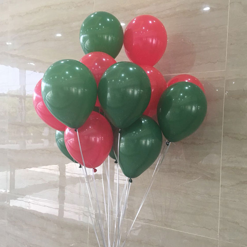 Christmas Decorations Red Green Balloon Mall store party KTV Birthday Decorations for New Year's Placement Supplies