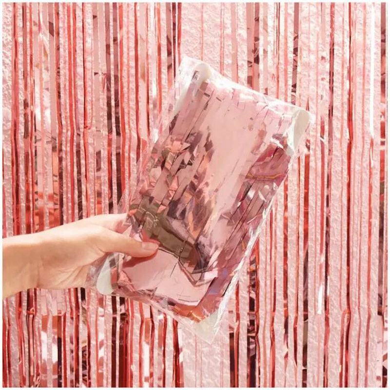 Rain Silk Curtain 2 m Wedding Wedding House Background Wall Placement Children's Birthday Party Arrangement Annual Meeting Balloon Decoration Flow