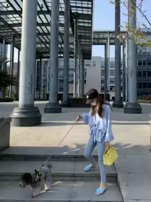 Mrs. Qian's home Sydney custom-made Belt shirt female design sense