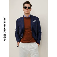 Сообщите о новом мужском бизнесе Leisure Pure Wool Suits и Double Split Single Men Campaign