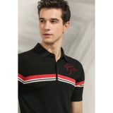 Летняя трендовая футболка polo для отдыха, облегающий крой