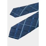 Шелковый синий галстук для отдыха, пиджак классического кроя, осенний