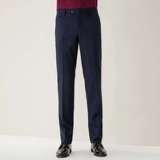 Осенний шерстяной пиджак классического кроя, костюм, синие штаны, коллекция 2021, свободный прямой крой