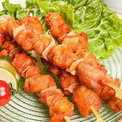 Bone and meat connected chicken skewers chicken crispy bones 25 skewers bag barbecue hot pot