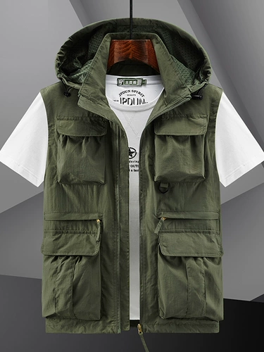 Весенний летний жилет подходит для мужчин и женщин, делается под заказ, с печатью вашего логотипа