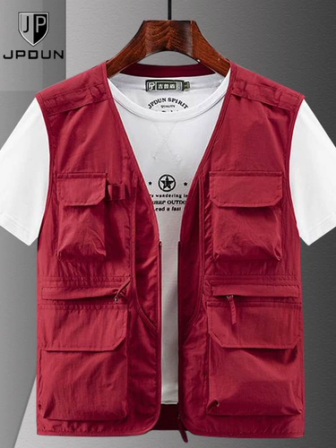 Весенний летний тонкий быстросохнущий жилет подходит для мужчин и женщин, осенний, делается под заказ, с вышивкой, с печатью вашего логотипа