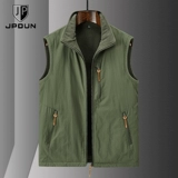 Демисезонный жилет без рукавов, двусторонная бархатная куртка для отдыха