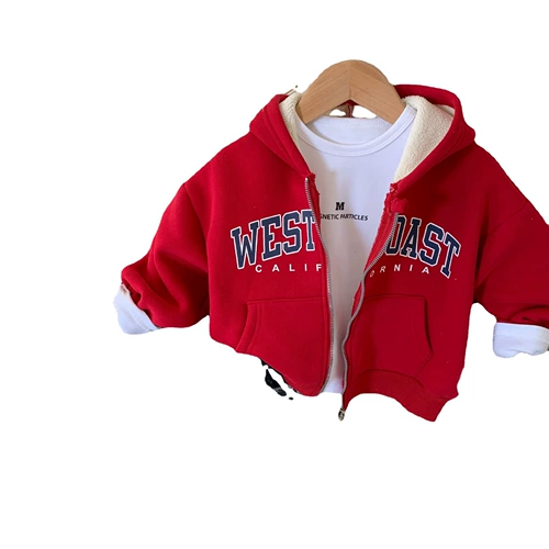 Детская утепленная куртка, детский комплект, толстовка с капюшоном подходит для мужчин и женщин, коллекция 2022