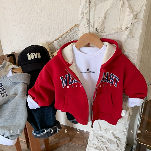 Детская утепленная куртка, детский комплект, толстовка с капюшоном подходит для мужчин и женщин, коллекция 2022