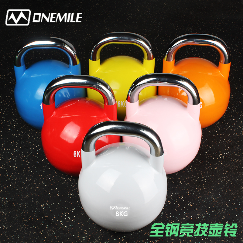 Competition All steel steel kettlebell Private teaching lifting pot bell Gym professional training men's and women's kettlebell