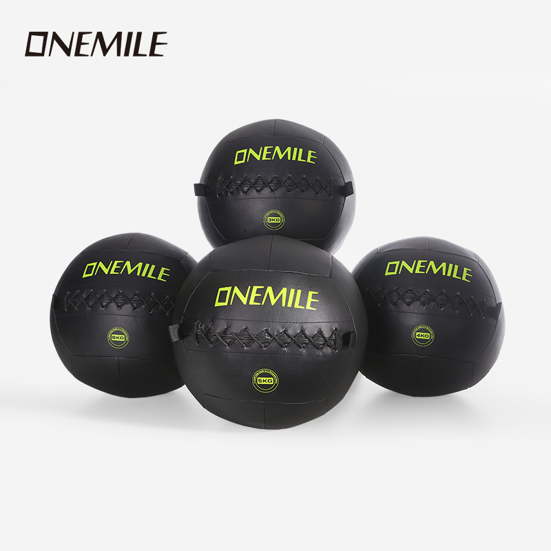 One Mile Fitness Wall Ball Soft Pharmaceutical Ball Solid Gravity Balance Training Ball Flexibility Yoga Private Education