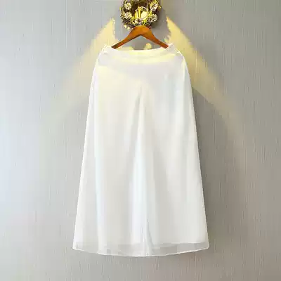 Xiaoshan House Retro Chinese Zen women's 2021 Summer Tang dress cheongsam top high waist Chiffon wide leg trousers