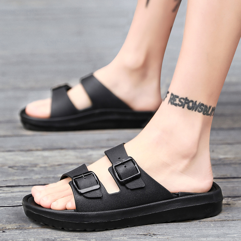 Sandals Summer Outwear Slippers Students Personality Tide Shoes Drag Home Lovers Casual Shoes Beach Shoes Men's Slippers-Taobao