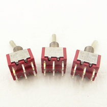 Pure copper pin button toggle switch 2A 250VAC 5A120VAC 6 feet 3 gears double pole three throw single price