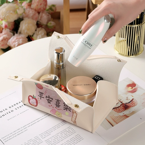 Красные бумажные салфетки для домашнего использования, коробка для хранения, легкий роскошный стиль