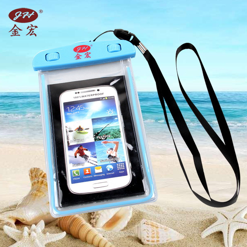 Golden Macros Waterproof Bag Fashion Outdoor Swimming Gear Diving Drifting Size Screen Phone Waterproof Bag