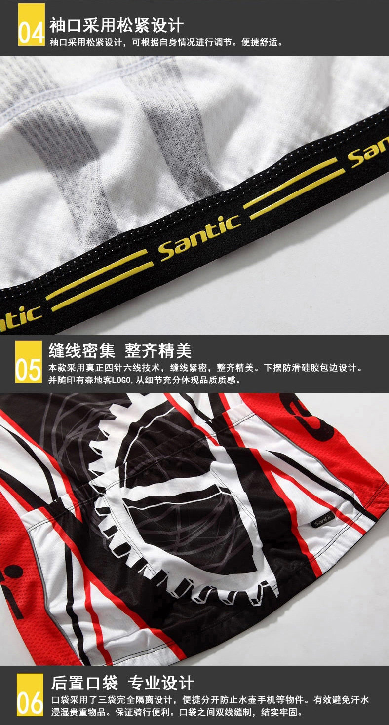 Tenue de cyclisme homme SANTIC - Ref 2231350 Image 17