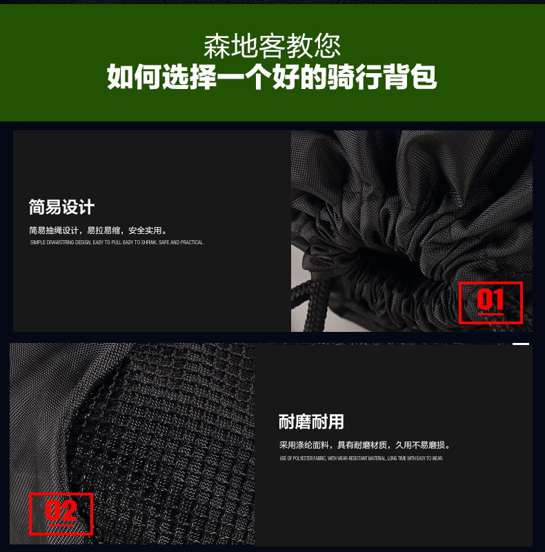 Sacoche pour vélo SANTIC - Ref 2216851 Image 9