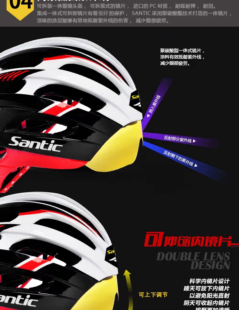 Casque cycliste SANTIC - Ref 2247756 Image 11