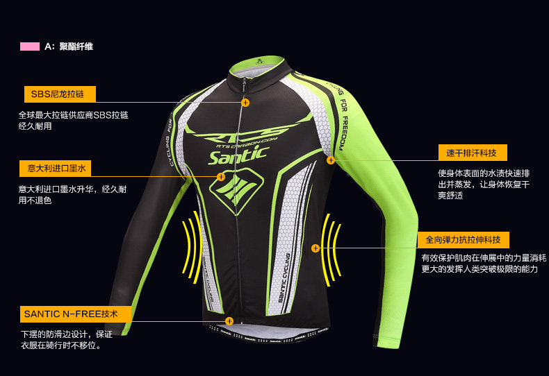 Vêtement cyclisme homme SANTIC - Ref 2208930 Image 10