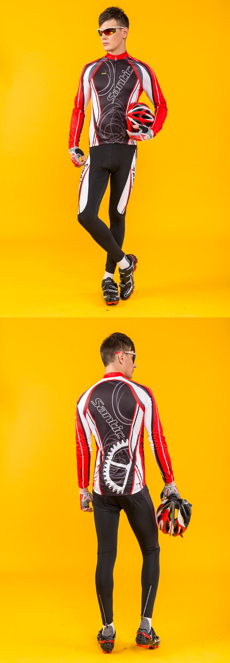 Tenue de cyclisme homme SANTIC - Ref 2231350 Image 8