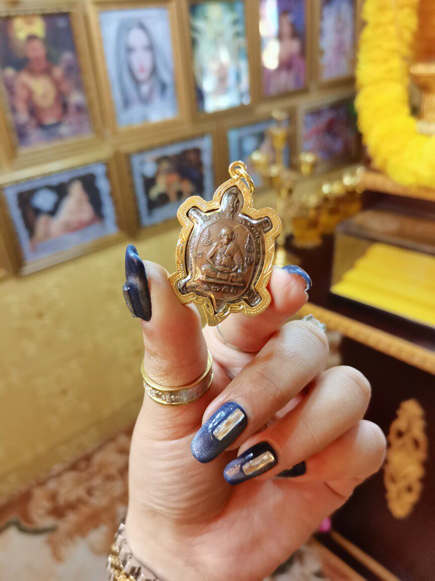 Thailand LP Liu Zhao Cai turtle necklace pendant