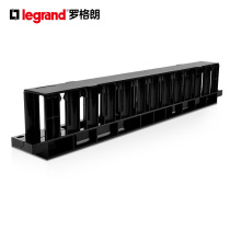 632787 legrand 1U wire organizer 12 gears 24 legrand key type 19 inch cabinet universal Black