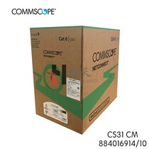 CommScope six non-shielded network cable CS31CM for Ampu class 6 line cross skeleton blue gray 1427254-6
