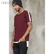 Thiết kế tương phản của nam giới ngắn tay áo T-Shirt Forever21