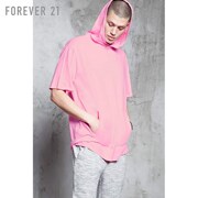 Của nam giới lỏng tỉa ngắn tay áo Hoodie Forever21