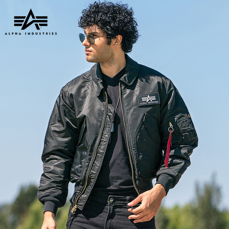 American Alpha Ma1 Industrial Flight Jacket Cwu-45P Cotton Pilot Jacket Alpha Flight Jacket