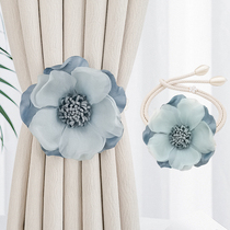 A pair of adjustable flower curtain straps gauze curtain straps advanced binding rope storage buckle accessories decoration